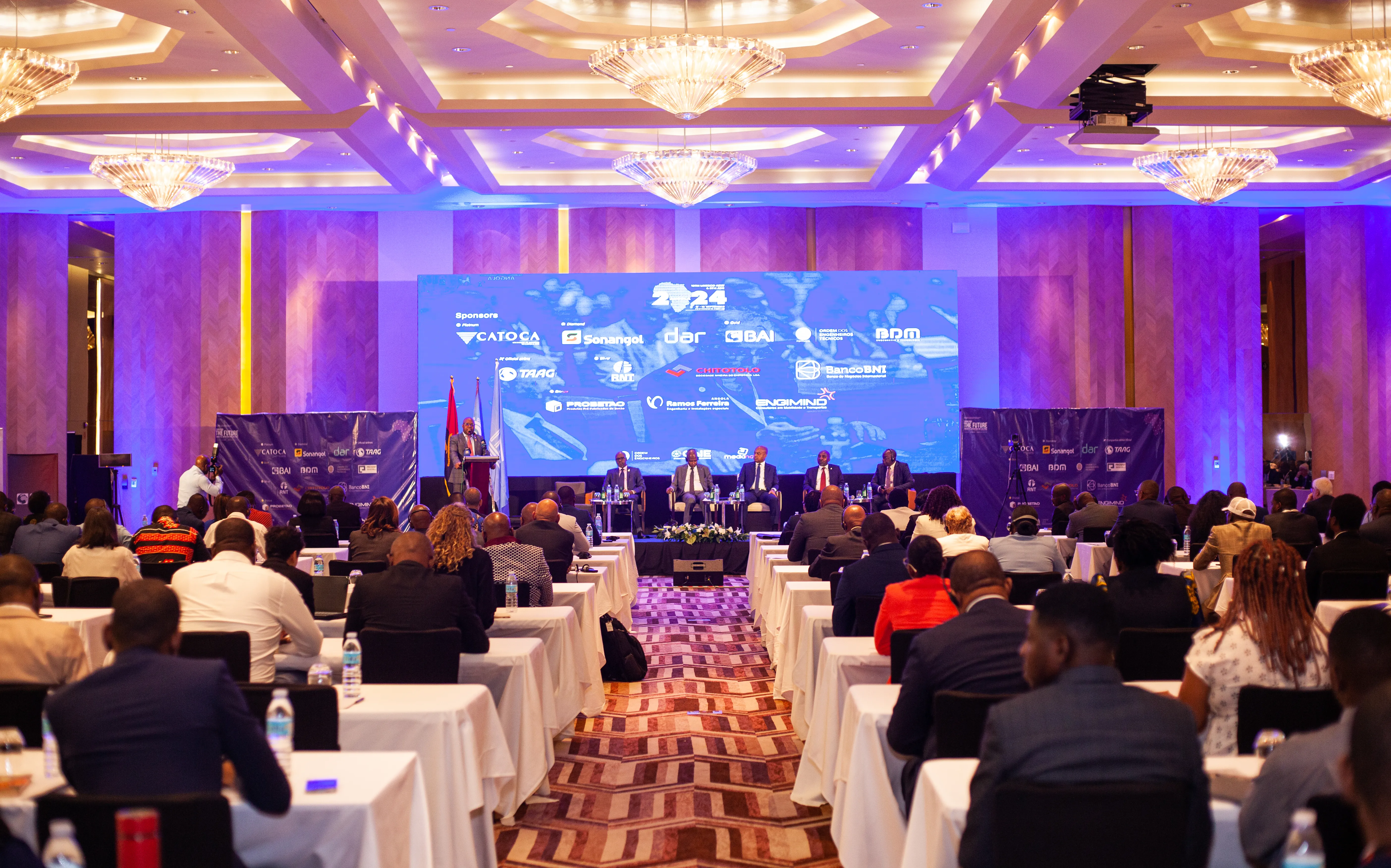 Moments from the technical sessions at the 10th Africa Engineering Week in Luanda