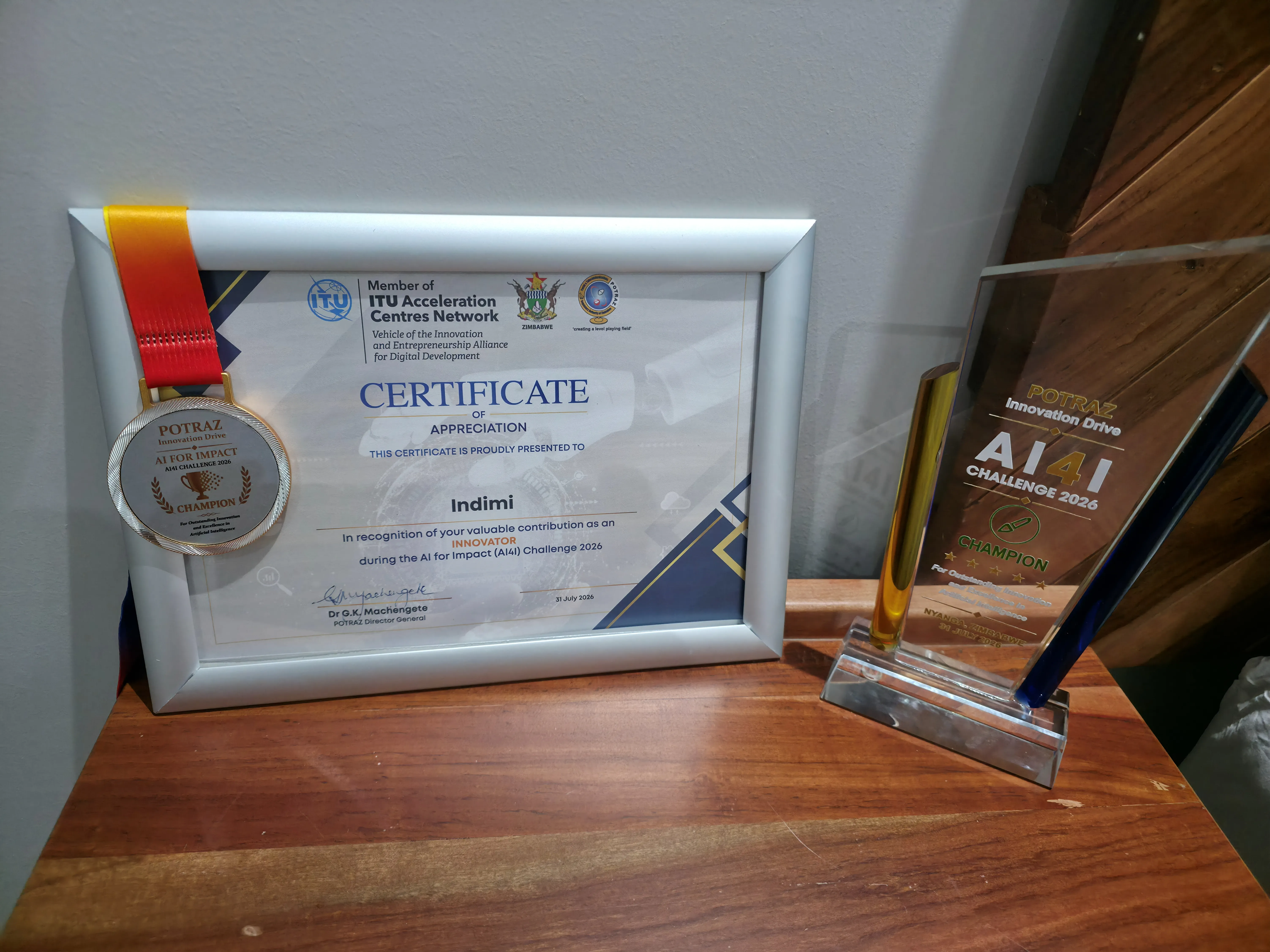 The awards awaiting the champions at the 2026 AI for Impact Challenge